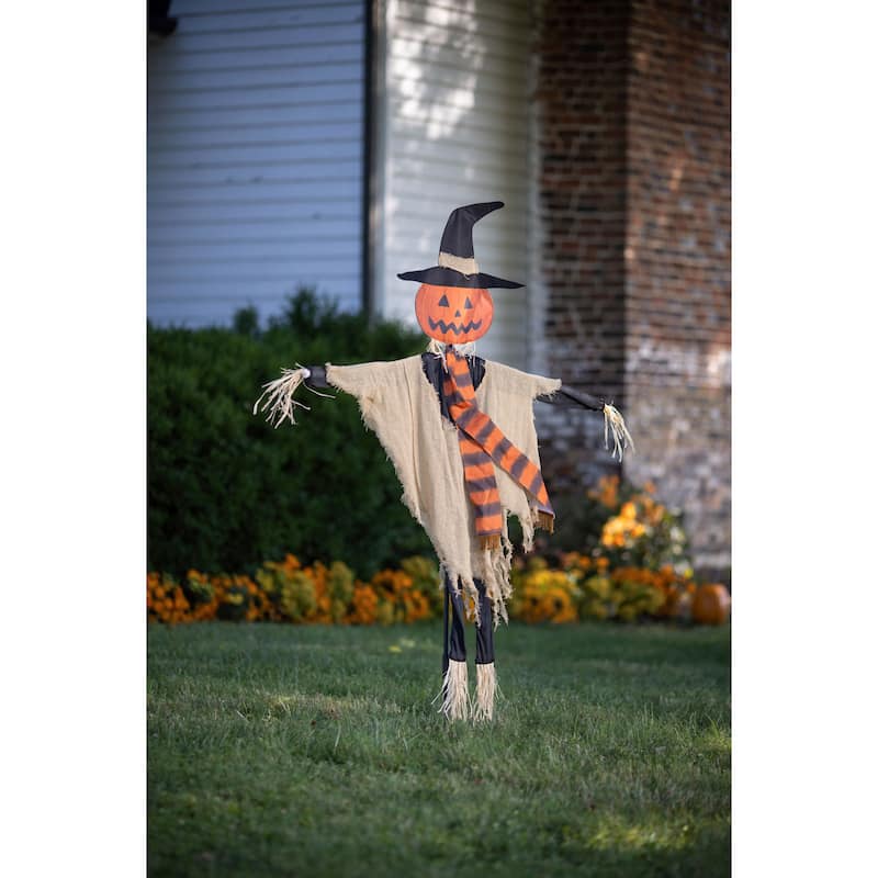 75" Scarecrow Fabric Garden Stake