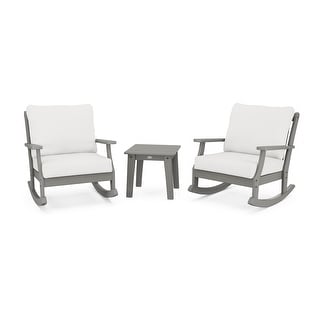 POLYWOOD Braxton 3-Piece Deep Seating Rocker Set