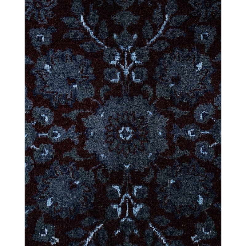 Fine Vibrance One-of-a-Kind Hand-Knotted Area Rug - Gray, 5' 10" x 9' 0" - 5' 10" x 9' 0"