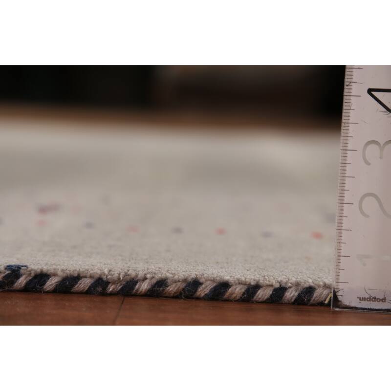 Tribal Gabbeh Oriental Rug Hand-Knotted Contemporary Wool Carpet - 5'9" x 7'8"