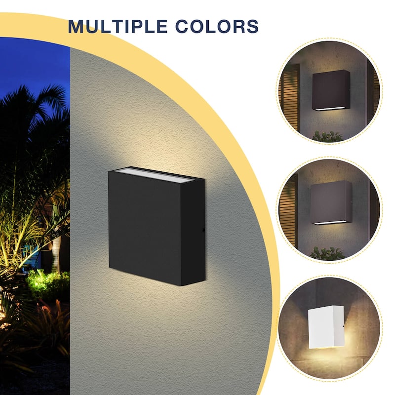 Outdoor Wall Light LED Lamp Sconce Lantern 6W 360Lm