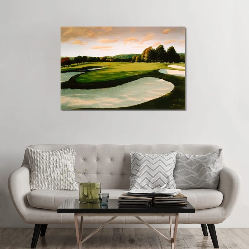 iCanvas "Golf Course 8" by William Vanderdasson Canvas Print - 32x48x1.5