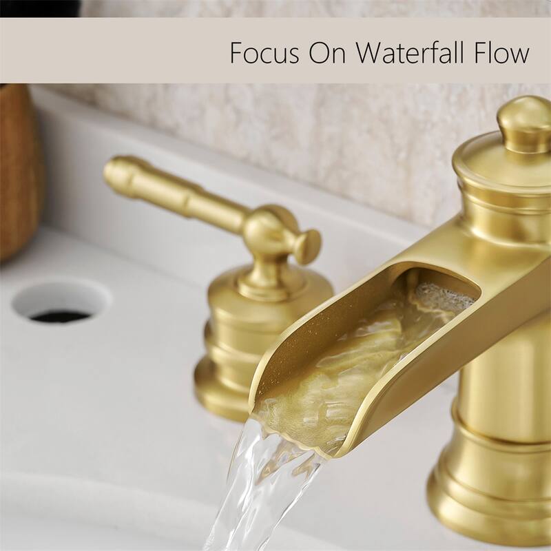 Bathroom Faucets for Sink 3 Hole ORB 8 inch Widespread Sink Faucet