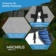 preview thumbnail 5 of 4, Machrus Upper Bounce Trampoline Top Ring Enclosure Set including Net, 6 Poles, Caps & Foam Sleeves - Fits 12ft Round Trampoline