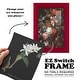 preview thumbnail 3 of 118, Orchid on Slate III -Framed Print w/glass-Cherry Red