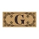 preview thumbnail 18 of 24, Monogram Flocked Sassafras Coir Switch Mat G