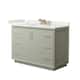 Option Light Green / White Quartz Top / Satin Bronze