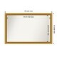 preview thumbnail 120 of 191, Wall Mirror Choose Your Custom Size - Extra Large, Townhouse Gold Wood