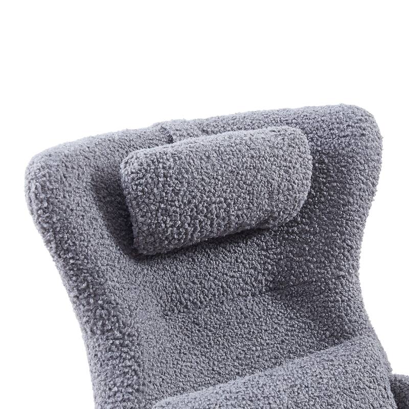 Teddy Fabric Rocking Chair