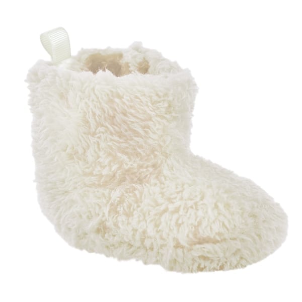 slide 1 of 1, Luvable Friends Baby Girl Crib Shoes, Cream 0-6 Months - Cream