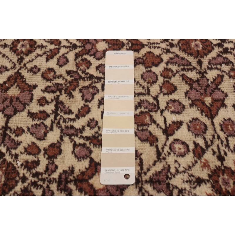 ECARPETGALLERY Hand-knotted Melis Vintage Cream Wool Rug - 3'9 x 6'9