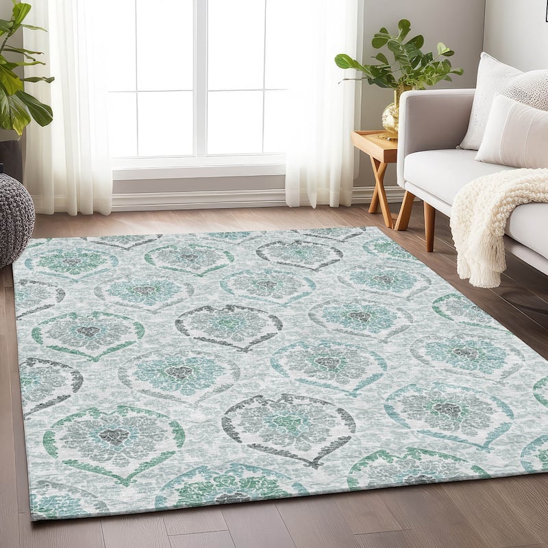 Premium Washable Super Soft Chic Medallions Mayfield Rug
