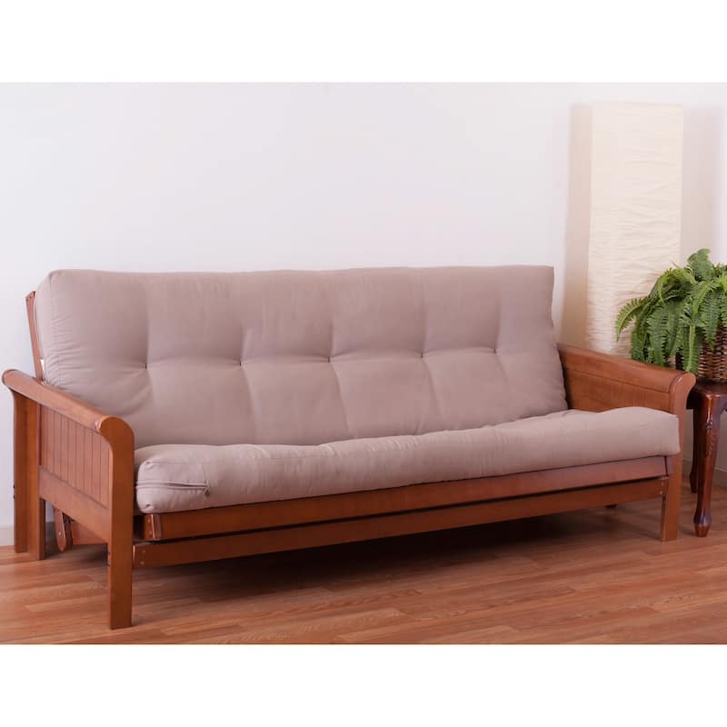 6-inch Thick Twill Futon Mattress (Twin, Full, or Queen)