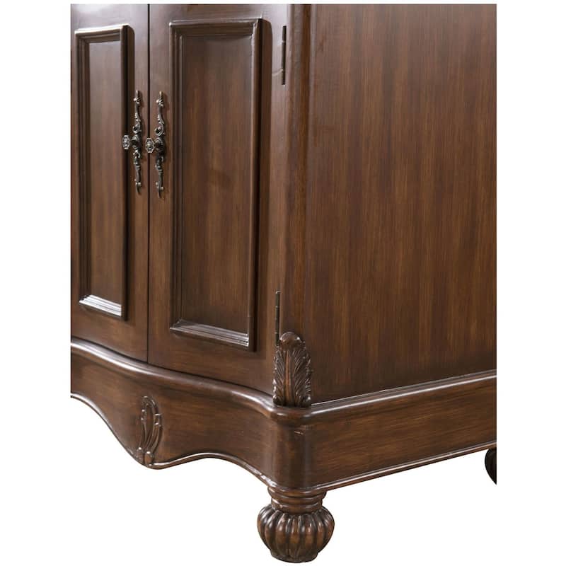 Elegant Lighting VF-1048-VW Windsor 60" Free Standing Double Basin