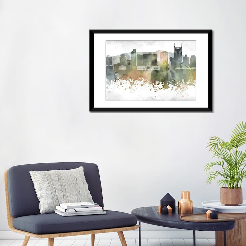 iCanvas "Nashville Skyline" by WallDecorAddict