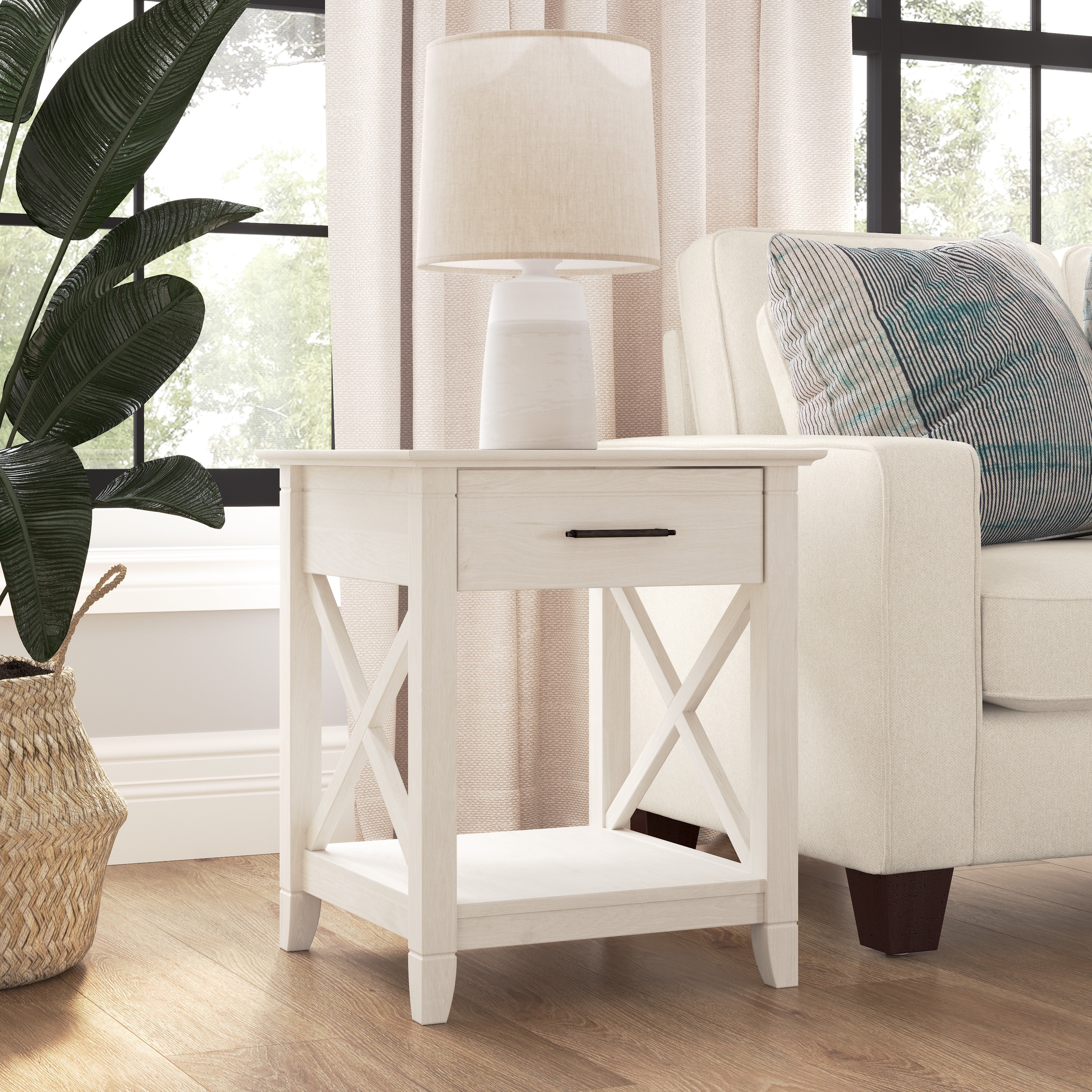 Canterbury end table with storage deals