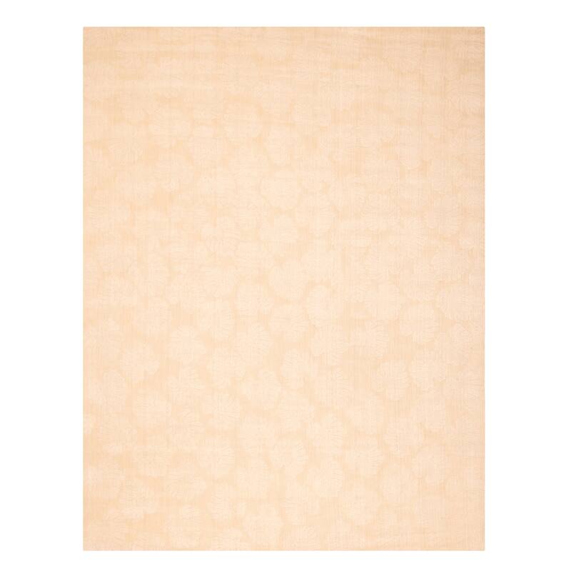 ECARPETGALLERY Hand Loomed Kashkuli Gabbeh Ivory Wool Rug - 9'10 x 13'1