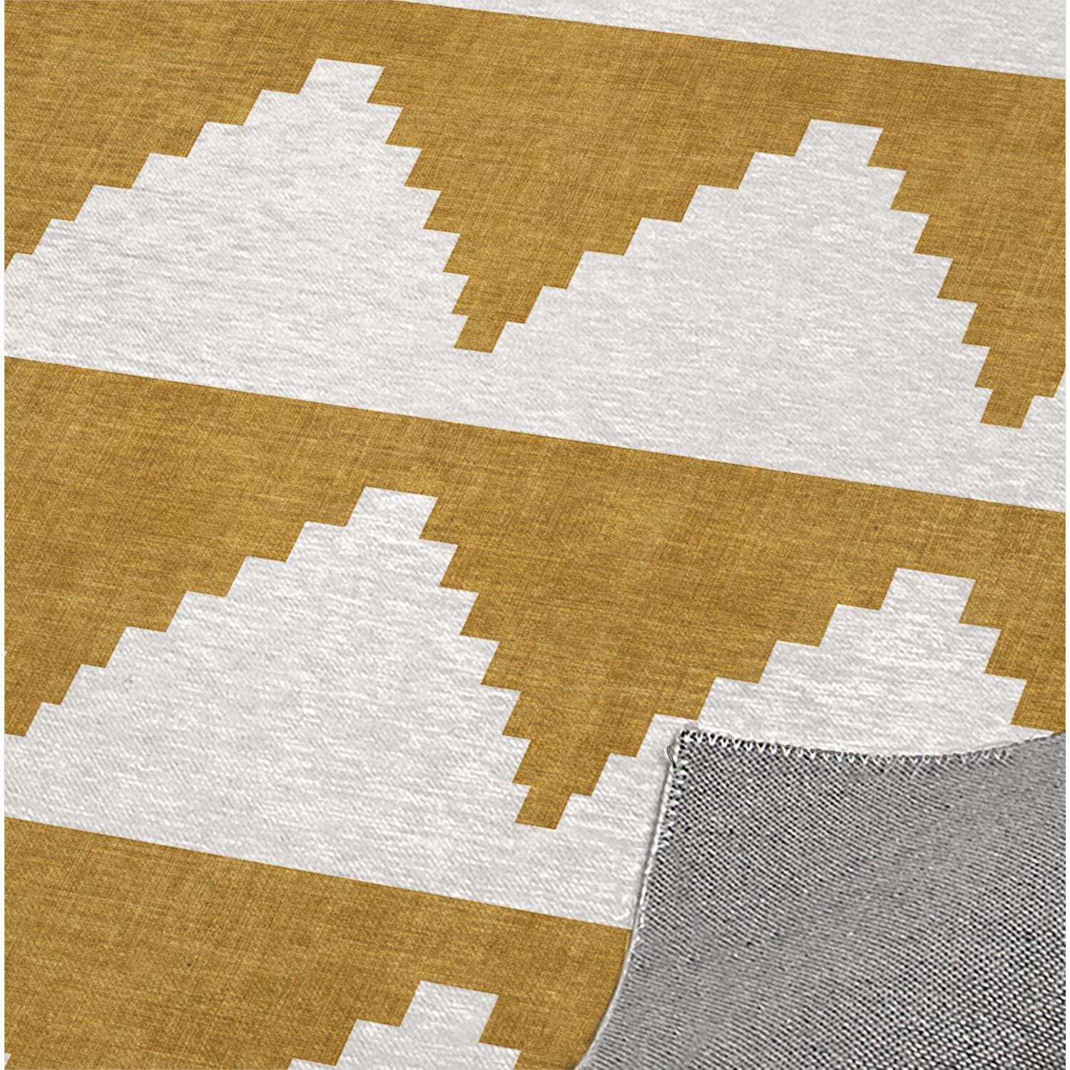 LASH YELLOW Kitchen Mat by Kavka Designs Bed Bath & Beyond 30585948