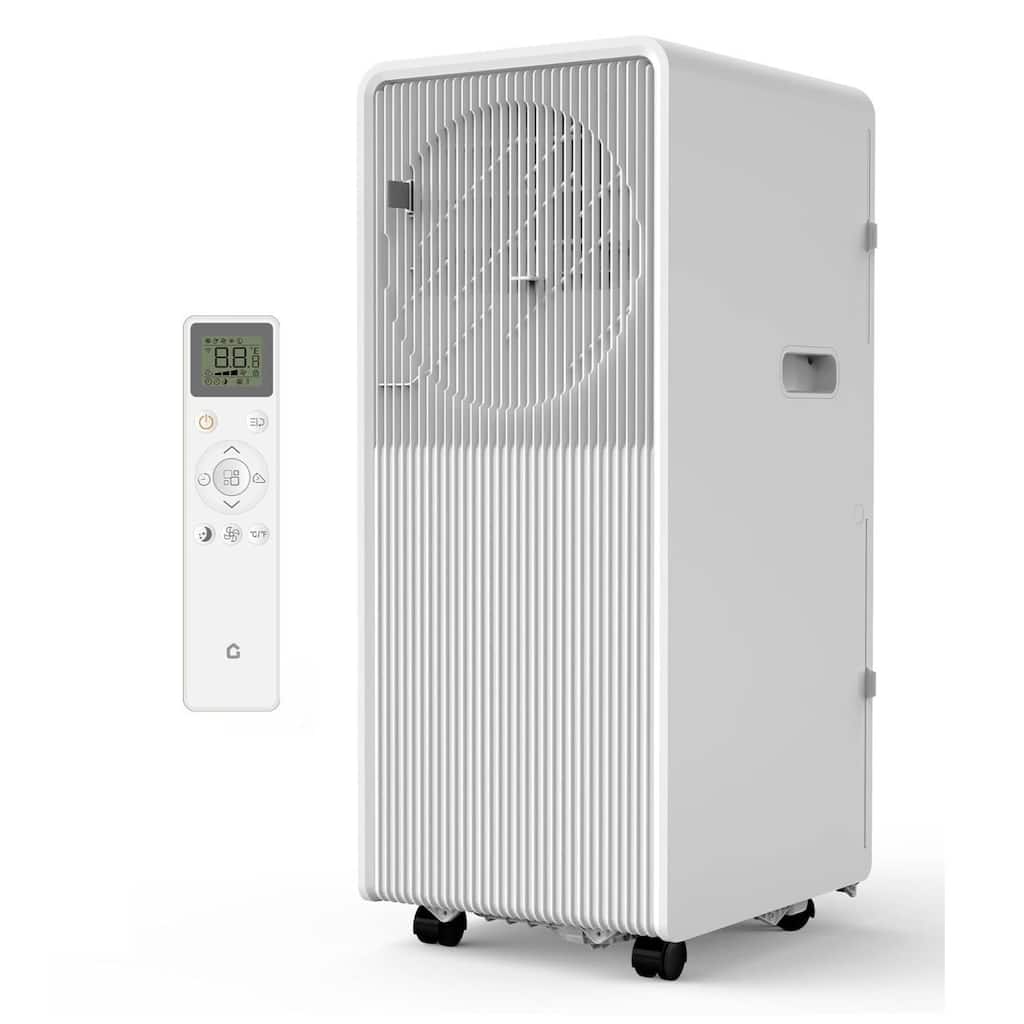 8000 Btus Portable Air Conditioner with Cool, Fan, Dehumidifier for Bedroom, Office - N/A