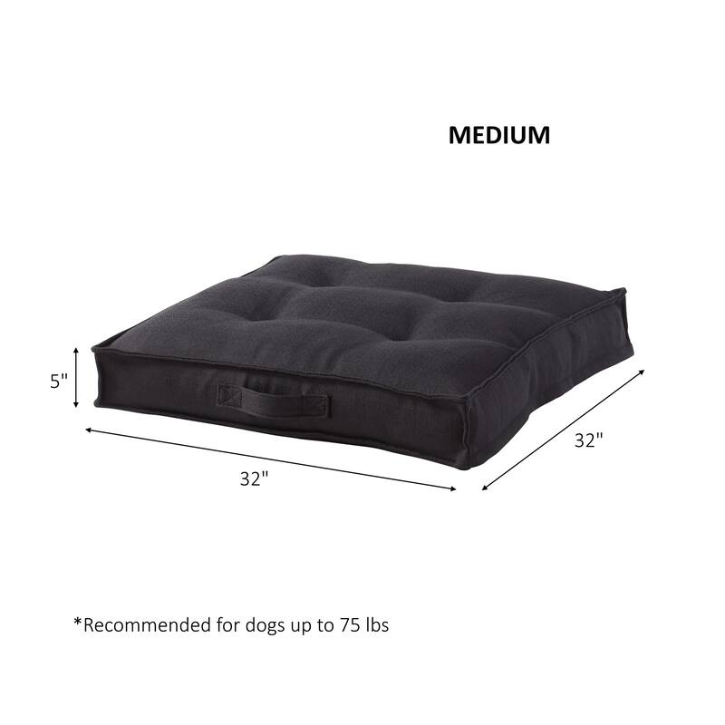 Milo Square Tufted Dog Bed