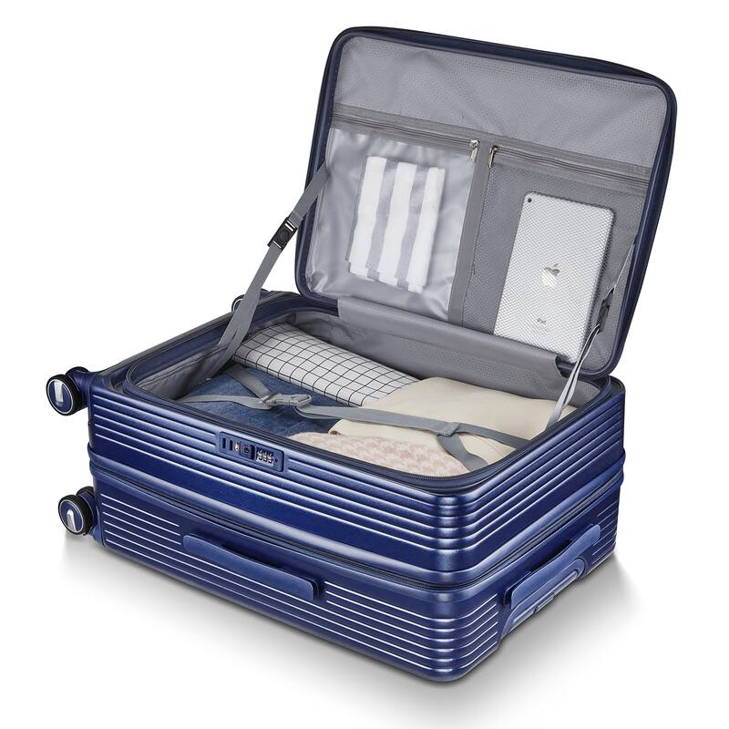 Luggage Sets 3 Piece(20/24/28), Expandable Carry On Luggage with TSA Lock, Hard Shell Suitcase w/ Front Pocket & Spinner Wheels