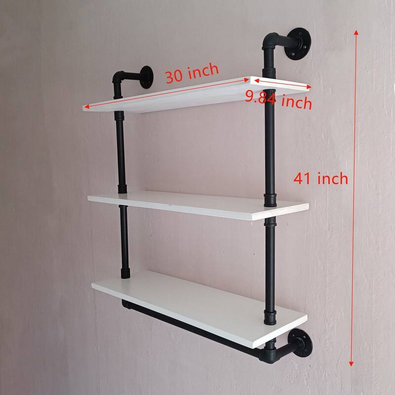 Industrial Pipe Shelves Shelving