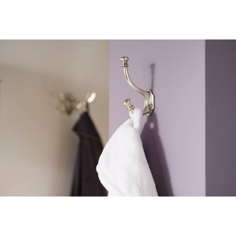 Vintage Double Hook Silver