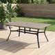 preview thumbnail 1 of 5, Oudoor Dinning Rectangular Table Natural