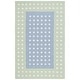 preview thumbnail 7 of 10, SAFAVIEH Handmade Kids Gayana Dots Wool Rug 4' x 6' - Blue/Green - Rectangle