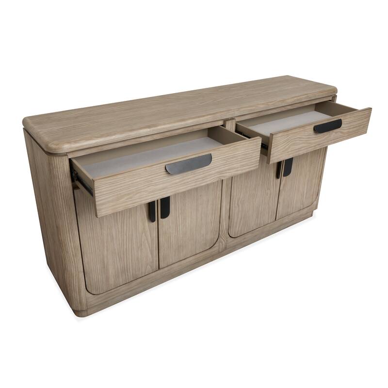 Magnussen Home Braelyn Dorian Grey Server - 70''W x 18''D x 36''H