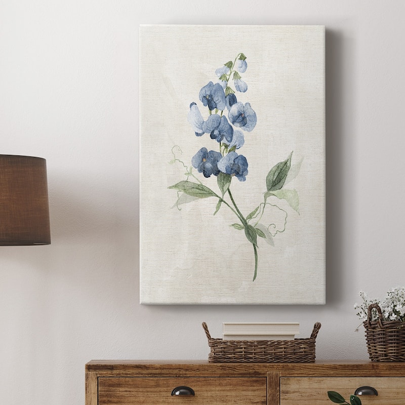 Farmhouse Periwinkle II Premium Gallery Wrapped Canvas - Ready to Hang