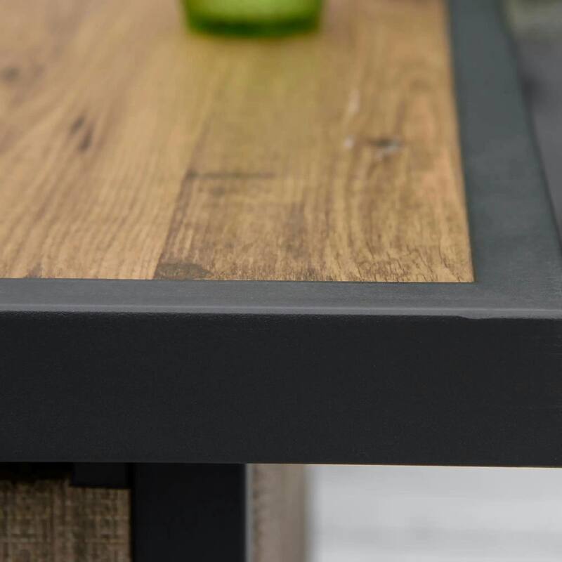 5-Piece Outdoor Dining Set, Chill Compartment, 4 Rocking Chairs