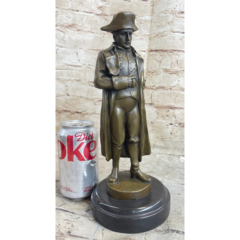 Napoleon Bronze Statue Sculpture Figure Signed Milo French Decor 11 Inches X 5 Inches