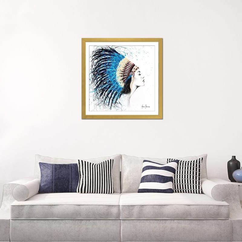iCanvas "Her Feathers" by Ashvin Harrison
