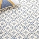 preview thumbnail 18 of 19, SAFAVIEH Handmade Marbella Muyesser Boho Geometric Wool & Viscose Rug