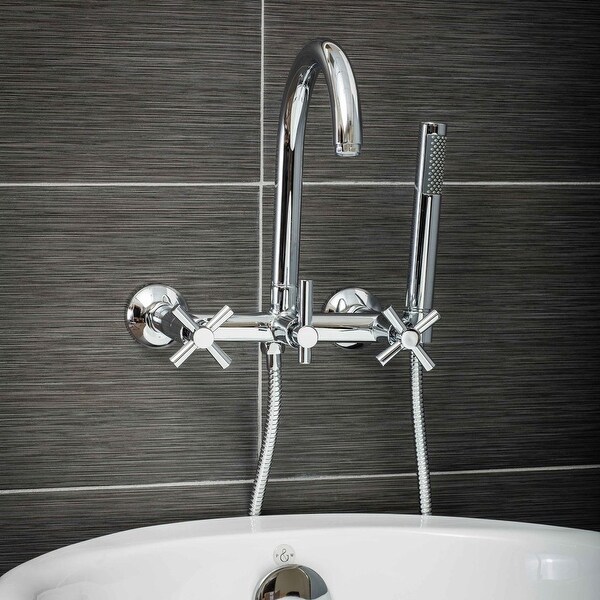 Shop Pelham Amp White Luxury Tub Filler Faucet Modern