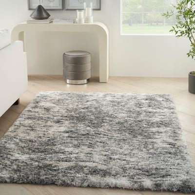 Nourison Luxurious Shag Plush Contemporary Abstract Area Rug