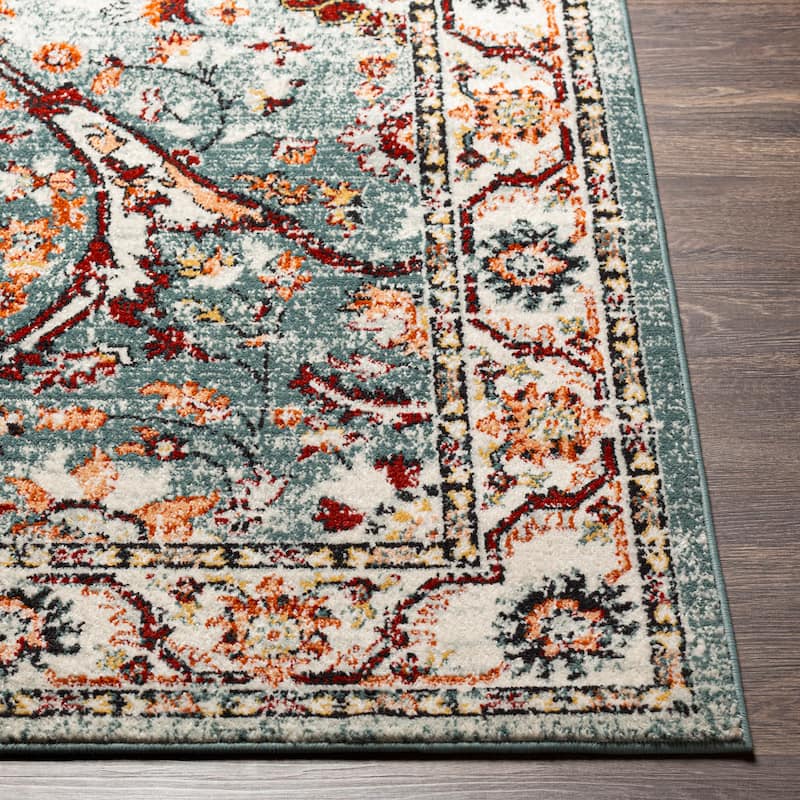 Artistic Weavers Tevazu Floral Traditional Area Rug