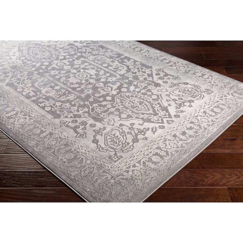 Livabliss Tate Vintage Medallion Area Rug