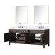 preview thumbnail 37 of 38, Lexora Laurel Bath Vanity, Carrara Marble Top, Faucet Set, and Mirror