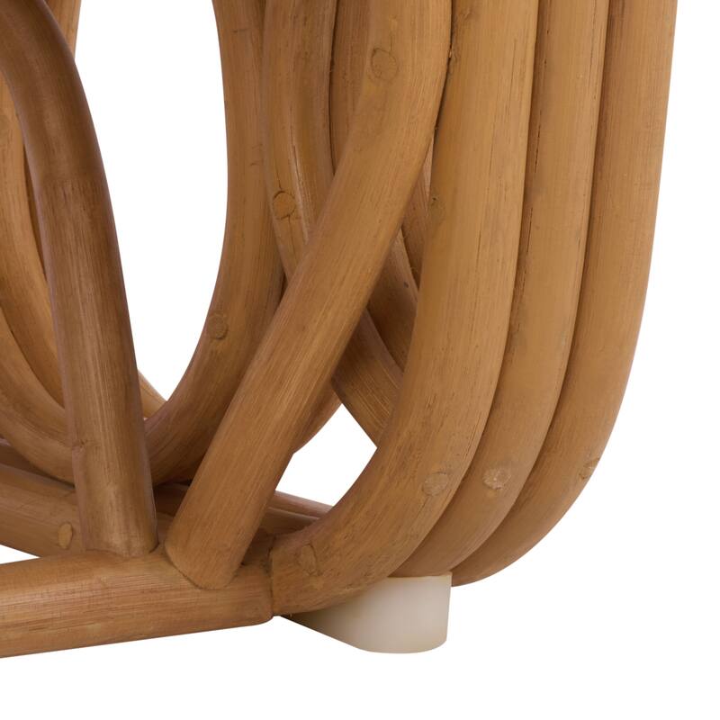 SAFAVIEH Couture Malina Rattan Pole Accent Chair - 30"W x 32"D x 30"H