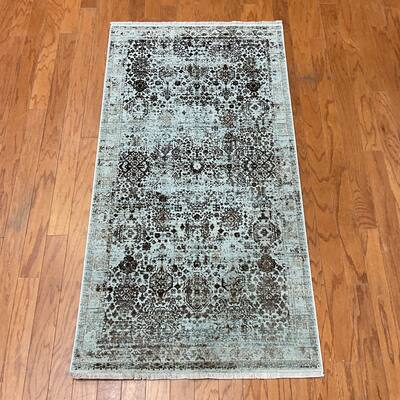 HERAT ORIENTAL Turkish Modern Erased Design Wool & Silk Rug - 2'7" x 4'11"