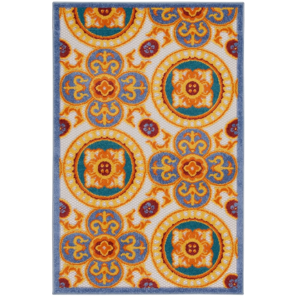Nourison Aloha Indoor/outdoor Geometric Area Rug