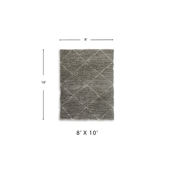 dimension image slide 0 of 2, Signature Design by Ashley Wrenlow Gray/Beige Rug