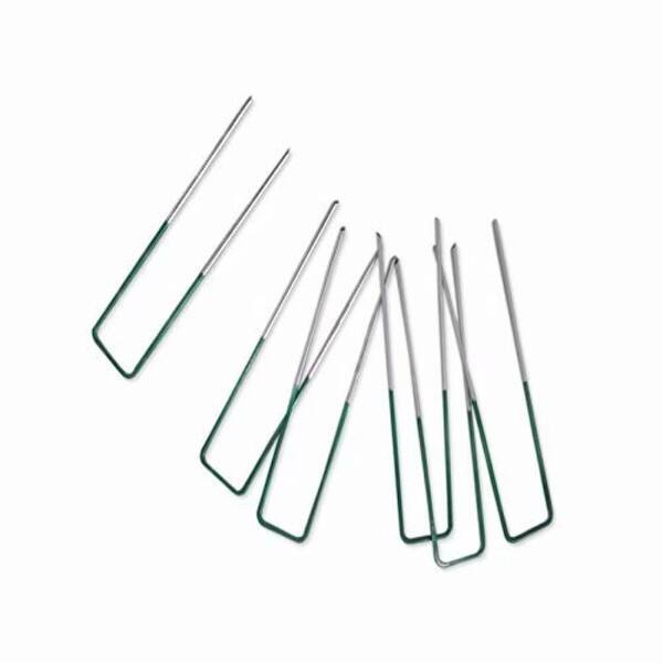 Agfabric 11.81 in. H Galvanized Landscape Staples Stake Pins (50-Pack ...
