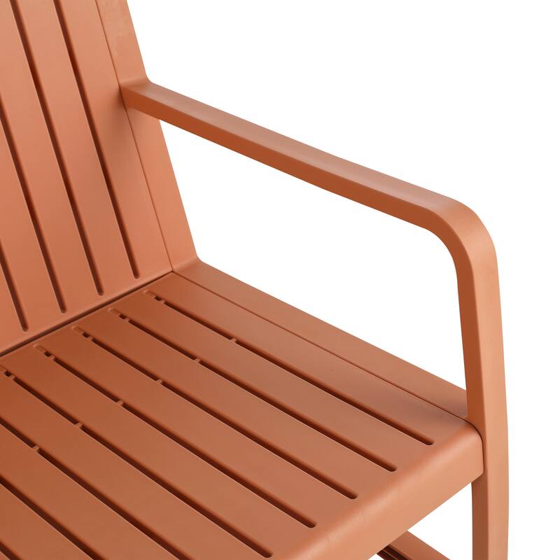 1-Piece Indoor/Outdoor Furniture 3-Seater Sofa Waterproof PP Material - Easy Assembly Patio Conversation Set