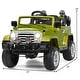 preview thumbnail 3 of 4, 12 V Kids Ride on Truck with MP3 + LED Lights-Green