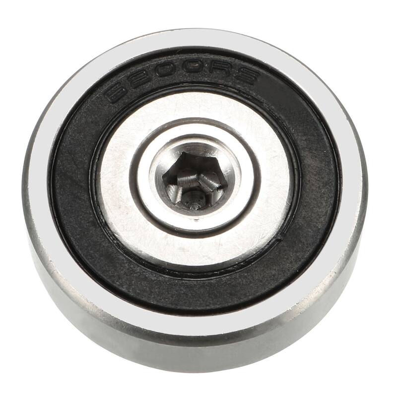 30x9x9mm Idler Bearing Pulley Sliding Conveyor Wheel Threaded Rod M8*12 Metal