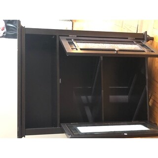 Jezzebel Double-door 3-shelf Floor Cabinet by Elegant Home Fashions