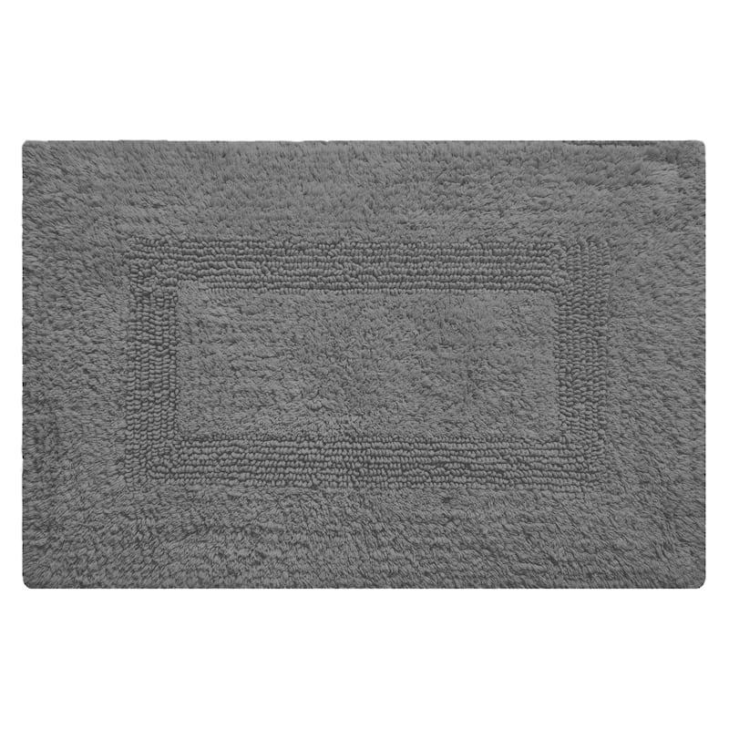 Fabstyles Basix Soft & Absorbent Reversible Cotton Bath Rug